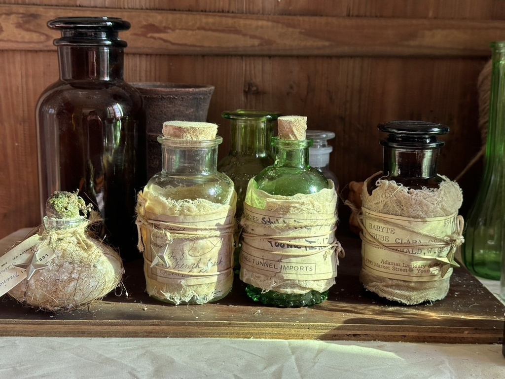 魔法薬ボトル アンティーク風ガラス瓶 カフェ バー 花屋 撮影 ディスプレイ ウィッチ雑貨風