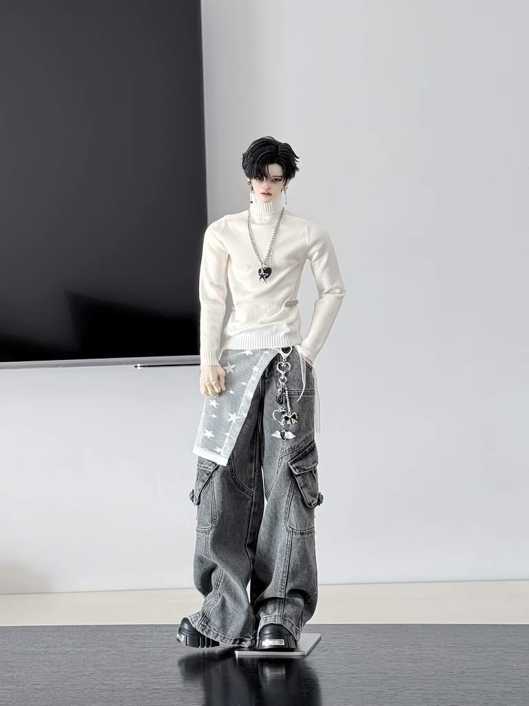 【1/4,ID75】セーター ハイネック