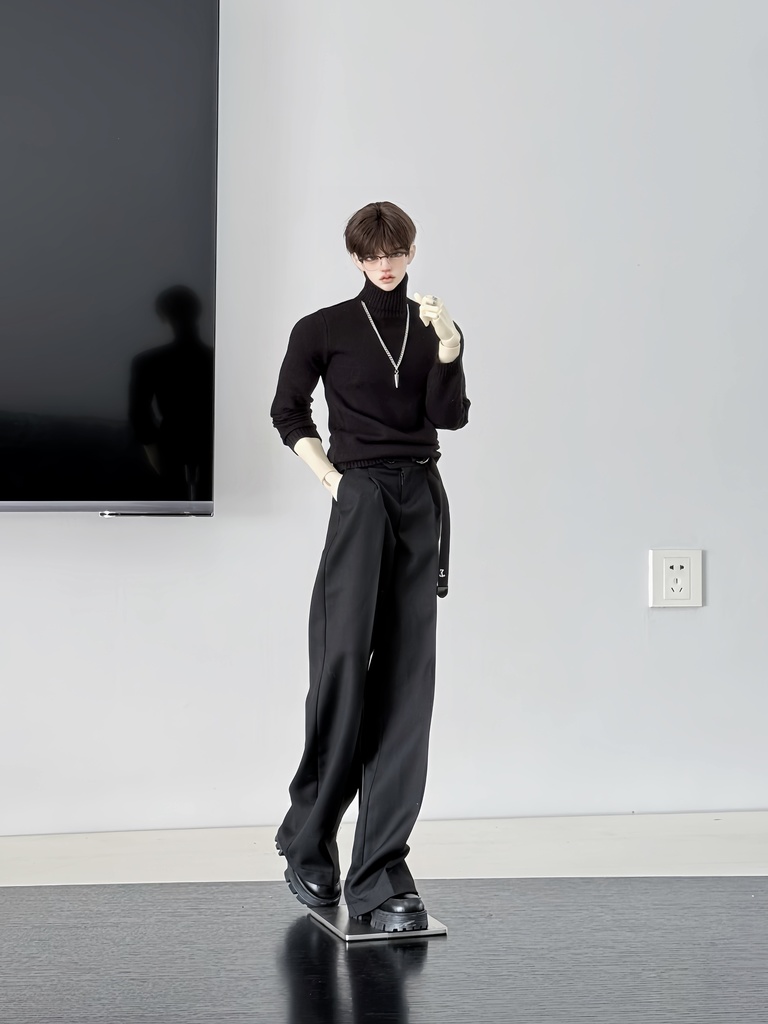 【1/4,ID75】セーター ハイネック