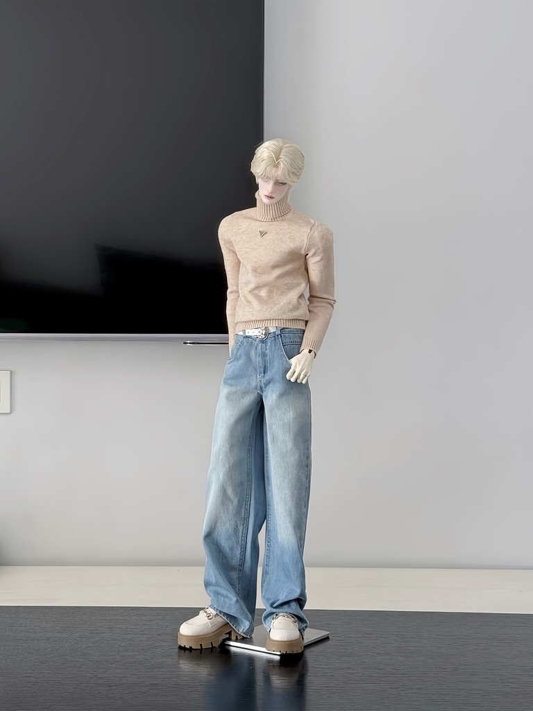 【1/4,ID75】セーター ハイネック