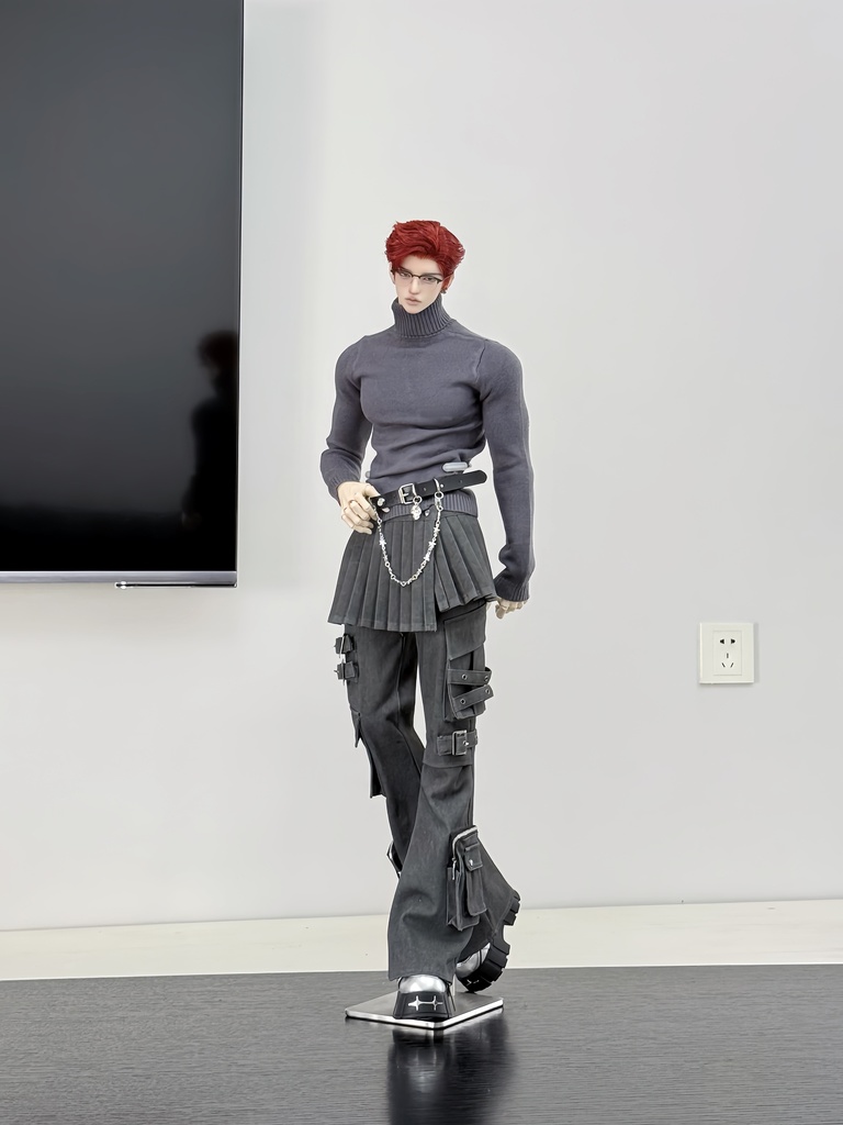 【1/4,ID75】セーター ハイネック