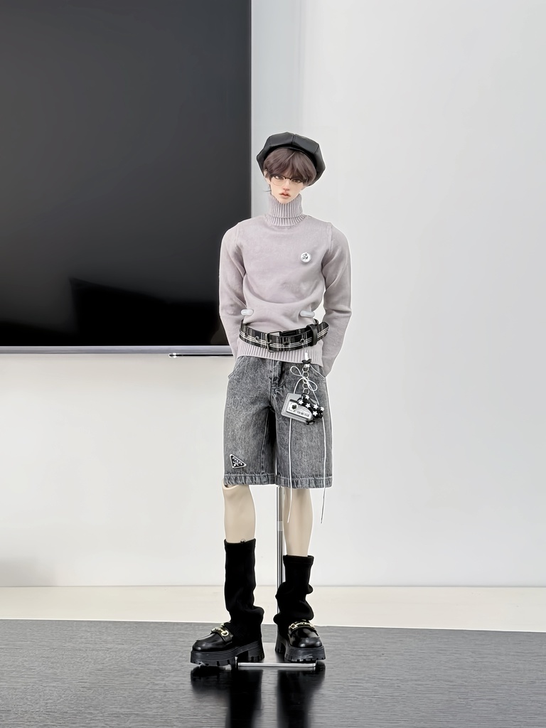 【1/4,ID75】セーター ハイネック