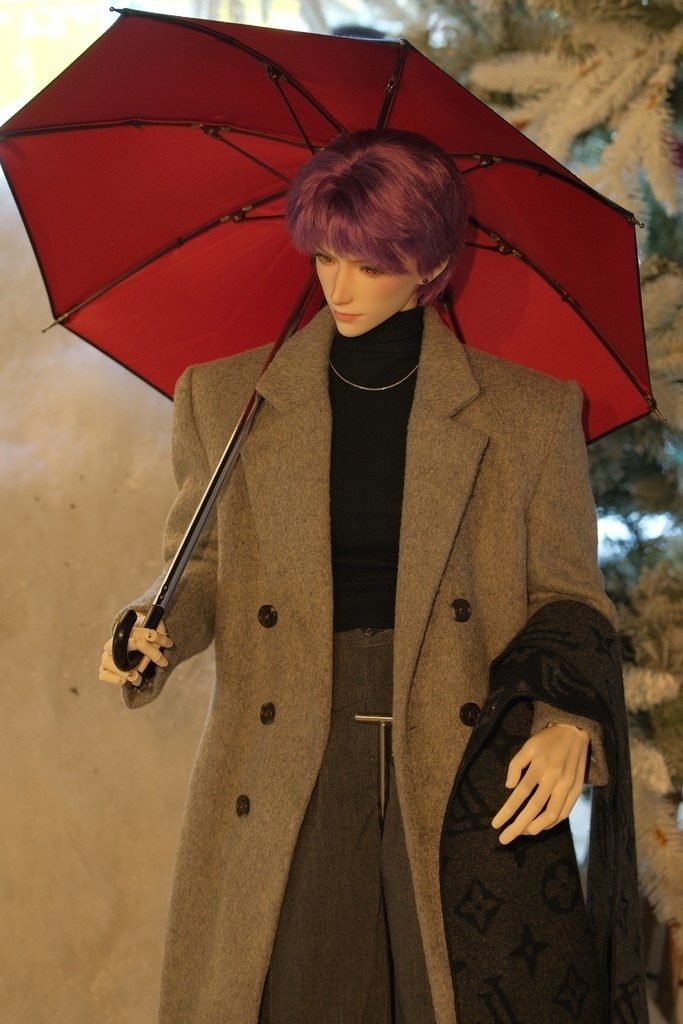 【1/3,ID75】ドール用傘 開閉可能