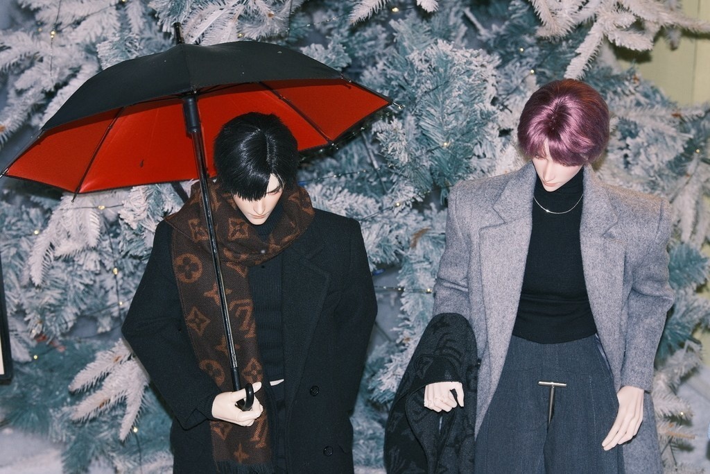 【1/3,ID75】ドール用傘 開閉可能