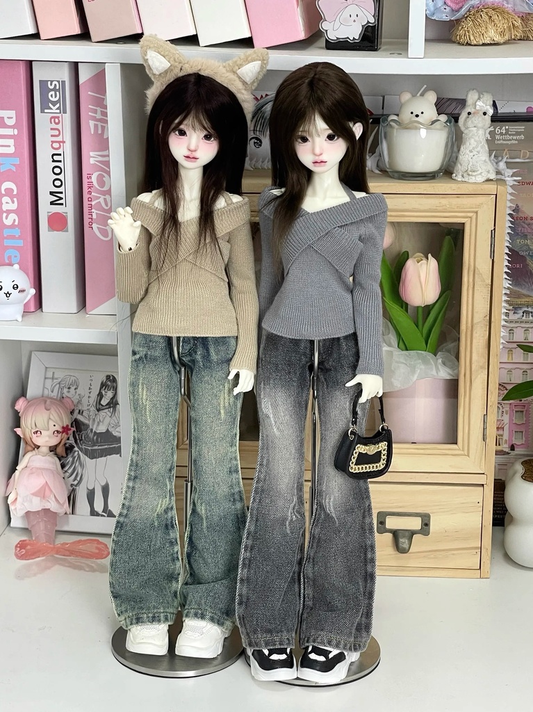 【1/4】 オフショルダーニット ドール服 ドール用