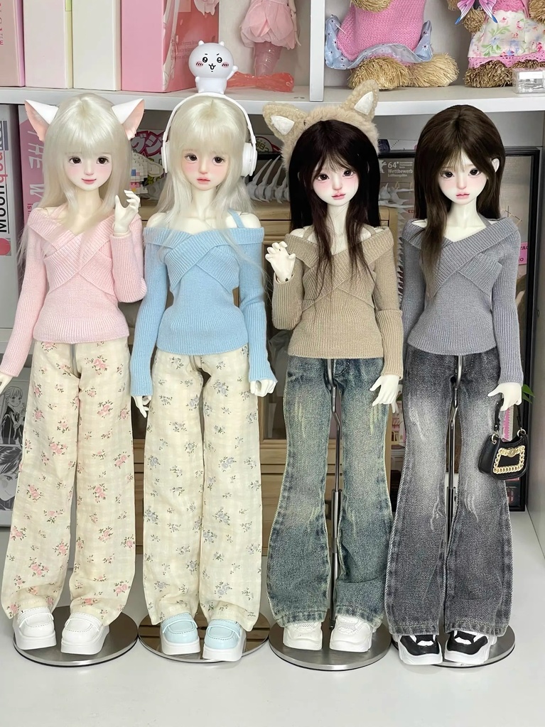 【1/4】 オフショルダーニット ドール服 ドール用