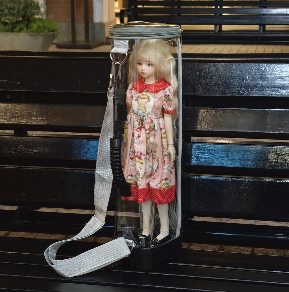 1/4ドール用バッグ 透明 クリア