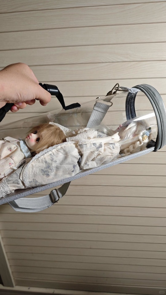 1/4ドール用バッグ 透明 クリア