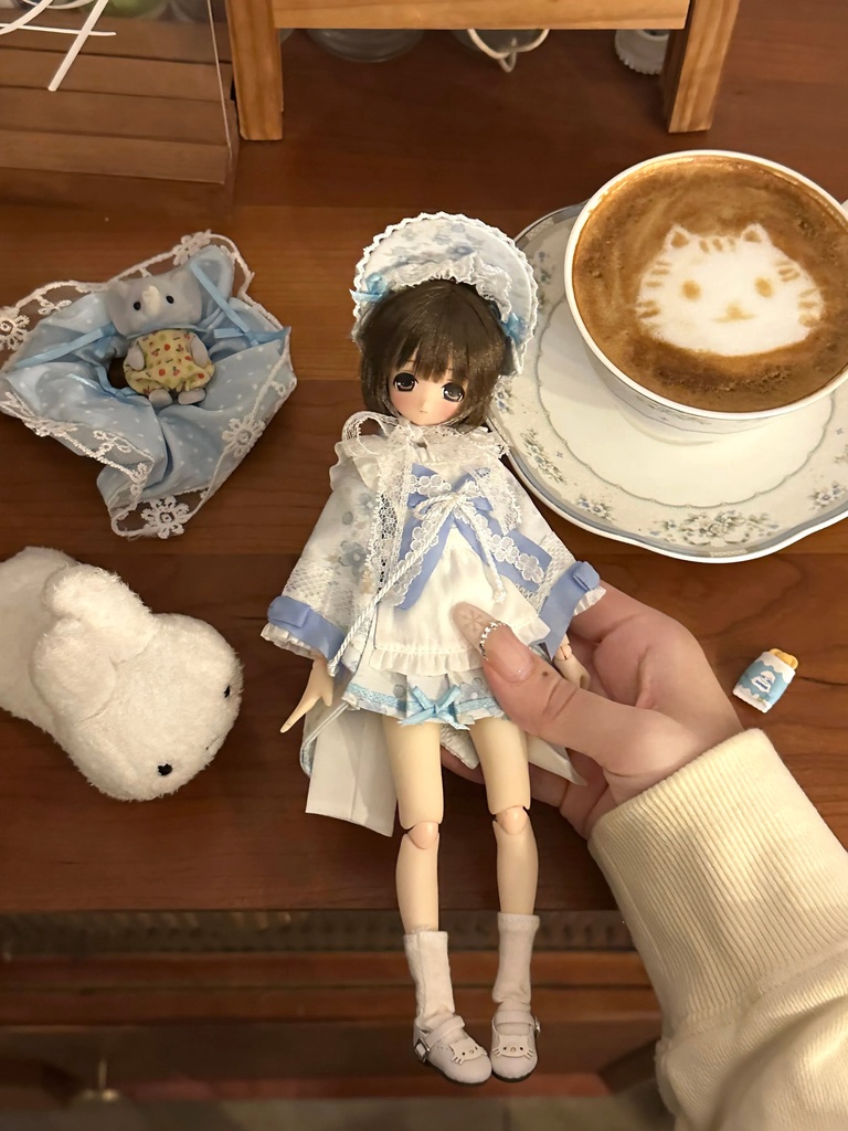 1/6　和洋折衷　ドール服　4点セット