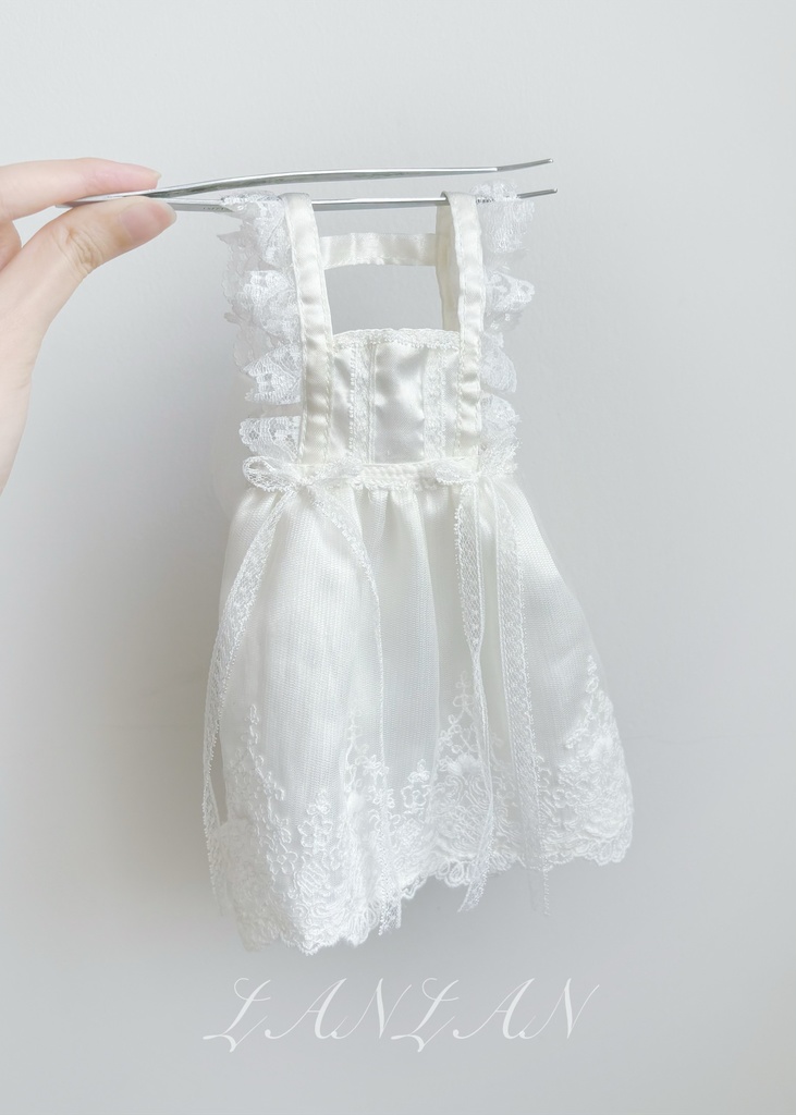 1/4　エプロン　ドール服