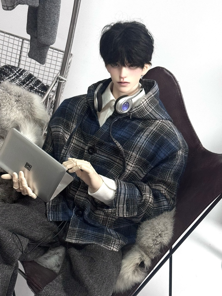 フード付きシャツ 75cmドール ドール服