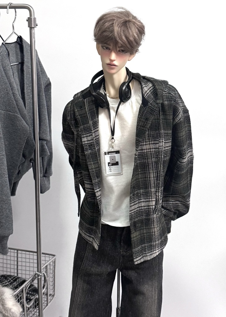 フード付きシャツ 75cmドール ドール服