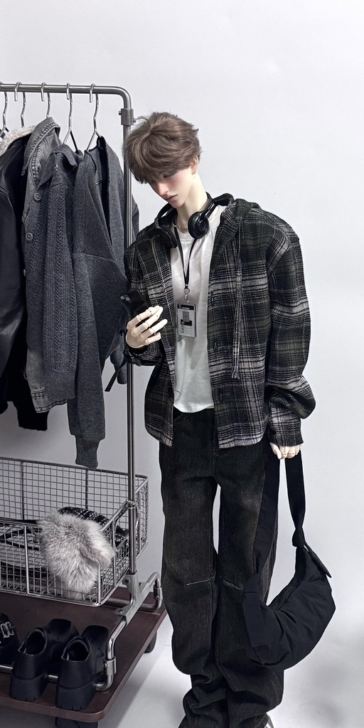 フード付きシャツ 75cmドール ドール服