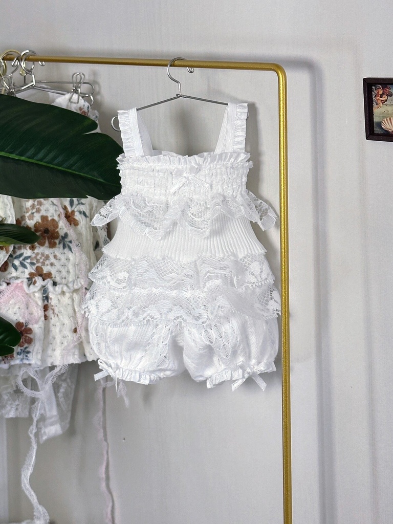 1/4ドール服 3点セット ピュアレース キャミセット