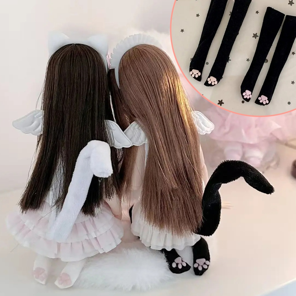 1/6ドール服 猫耳ニーハイソックス azone ob22 ob24