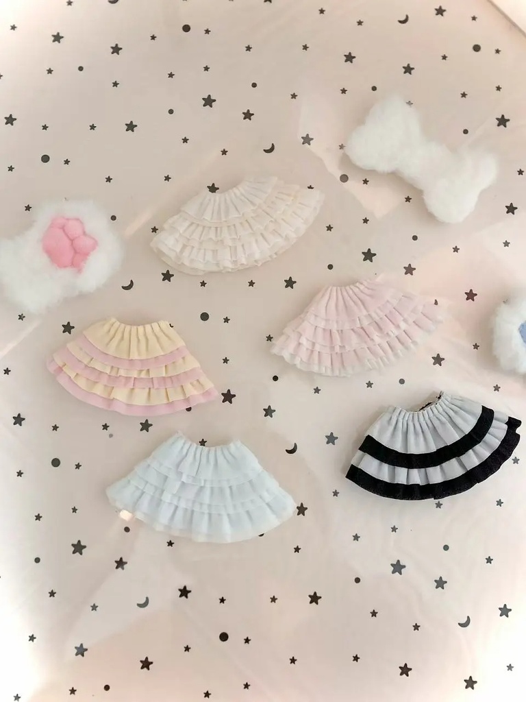 1/6ドール服 ティアードミニスカート