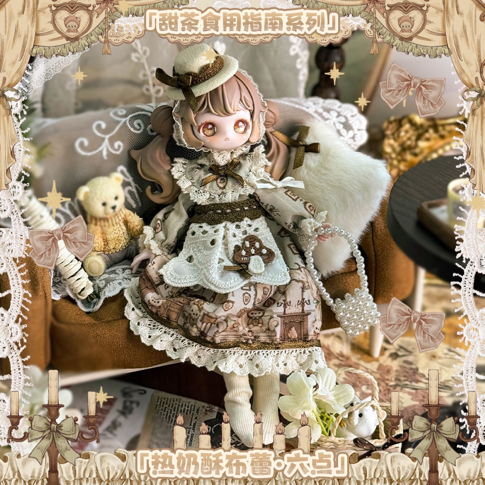 1/8ドール服 大1/12ドール服 ロリータ 6点セット