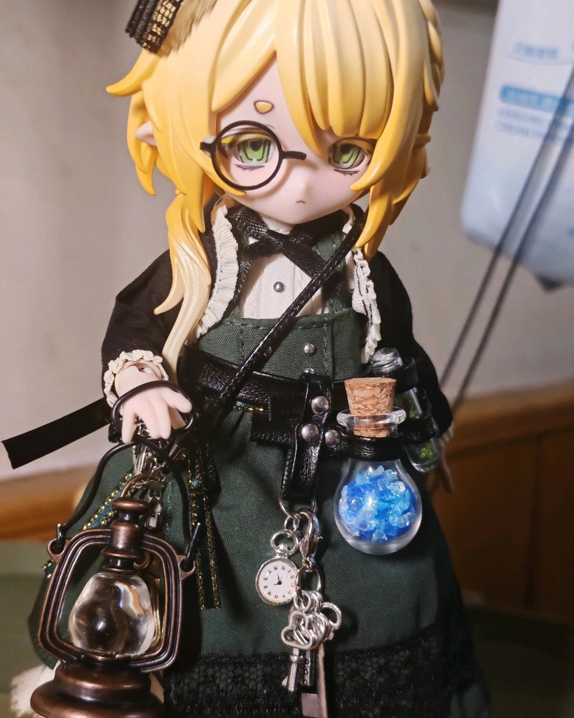 1/12 1/8 ウエストベルト レッグリング ドール小物 OB11