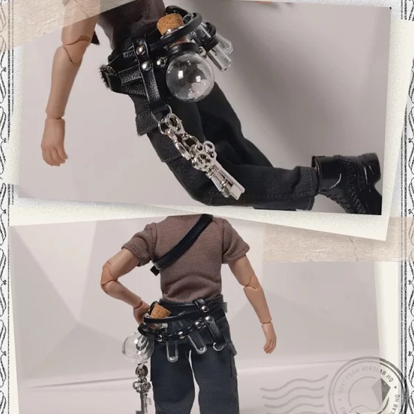 1/12 1/8 ウエストベルト レッグリング ドール小物 OB11