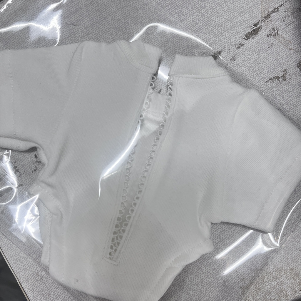 【ID75】 ボディスーツ レオタード 黒 白