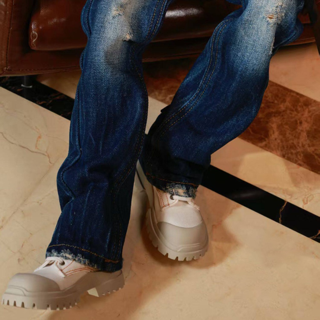 【ID75】 ダメージデニム ダメージジーンズ 3色 77cmドール