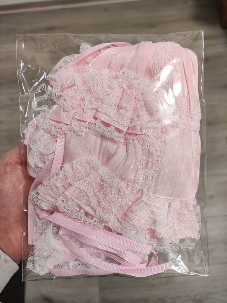 1/4ドール服 ワンピース+ヘッドドレス 1/6ドール服 1/3ドール服 OB24