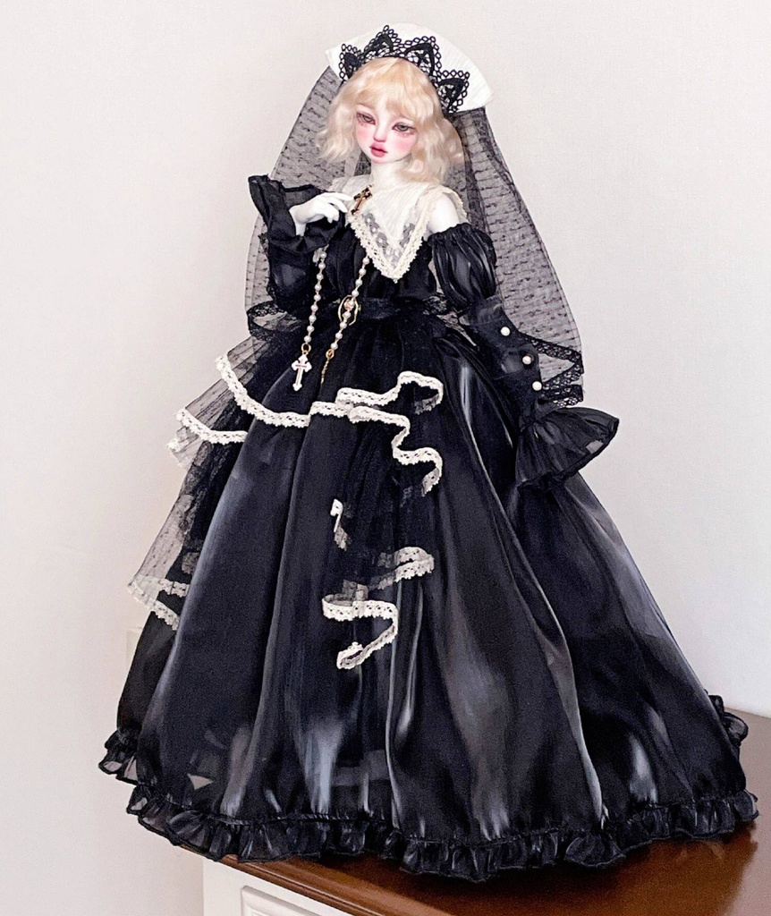1/4ドール服　シスター服　7点セット