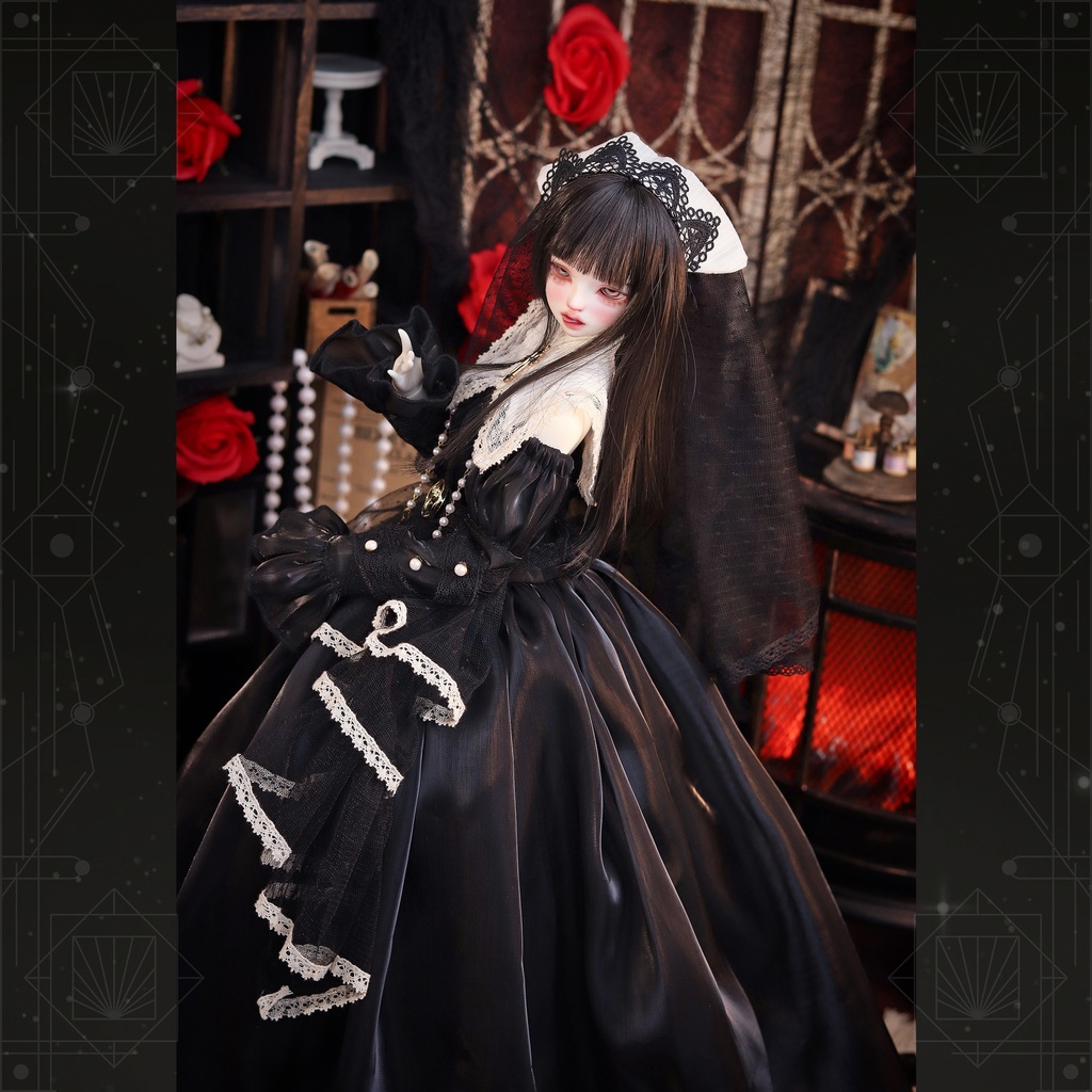 1/4ドール服　シスター服　7点セット