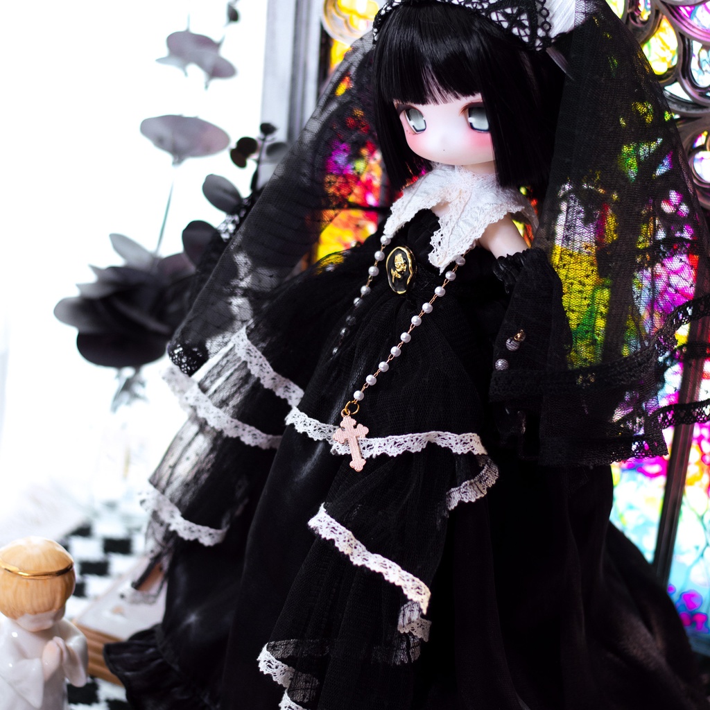 1/6ドール服　シスター服　8点セット