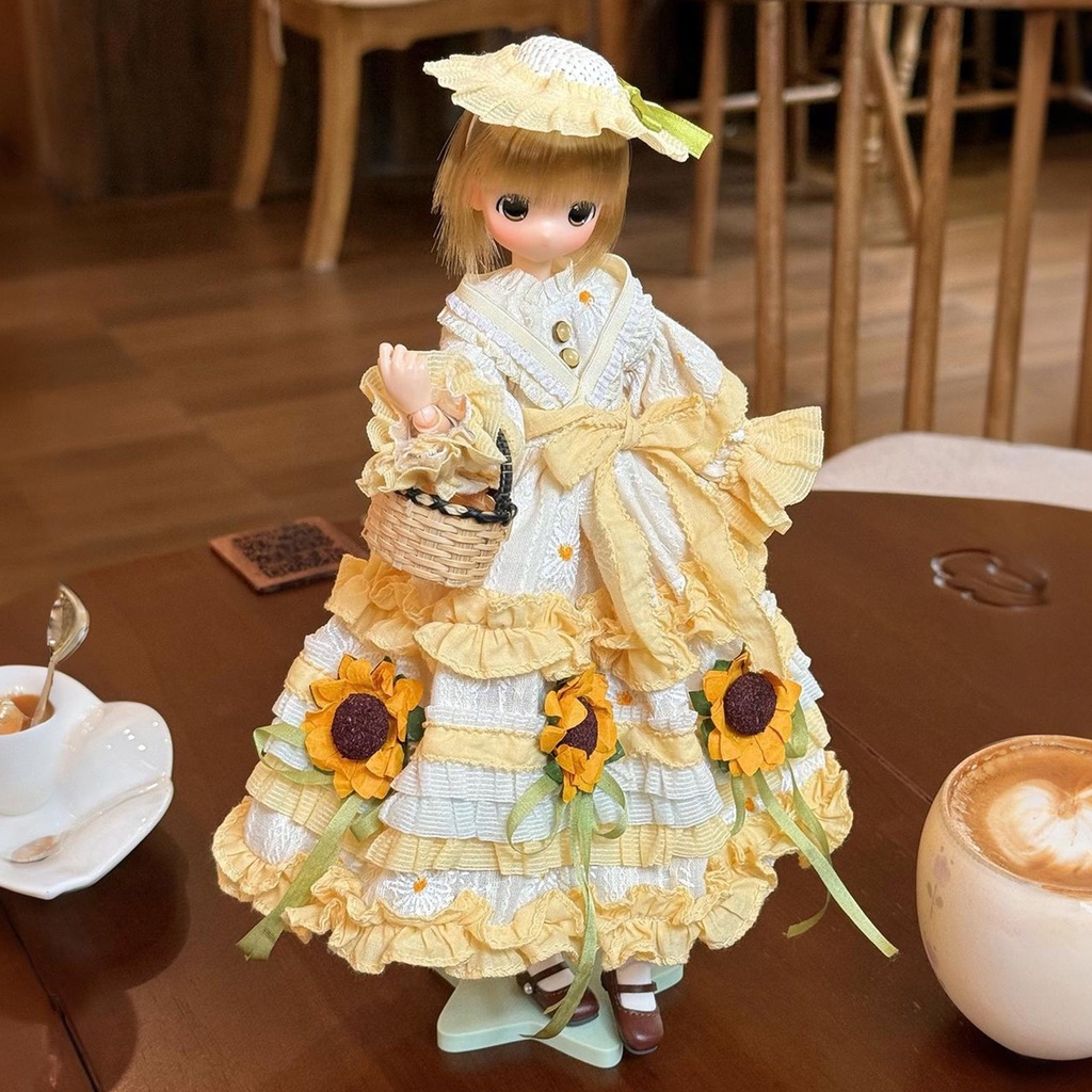 1/6ドール服　Azone　ob22　ob24　ひまわりのお茶会　3点セット