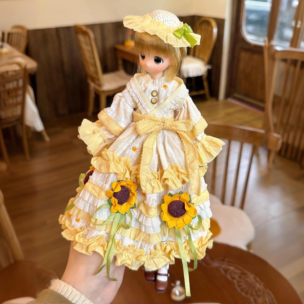 1/6ドール服　Azone　ob22　ob24　ひまわりのお茶会　3点セット