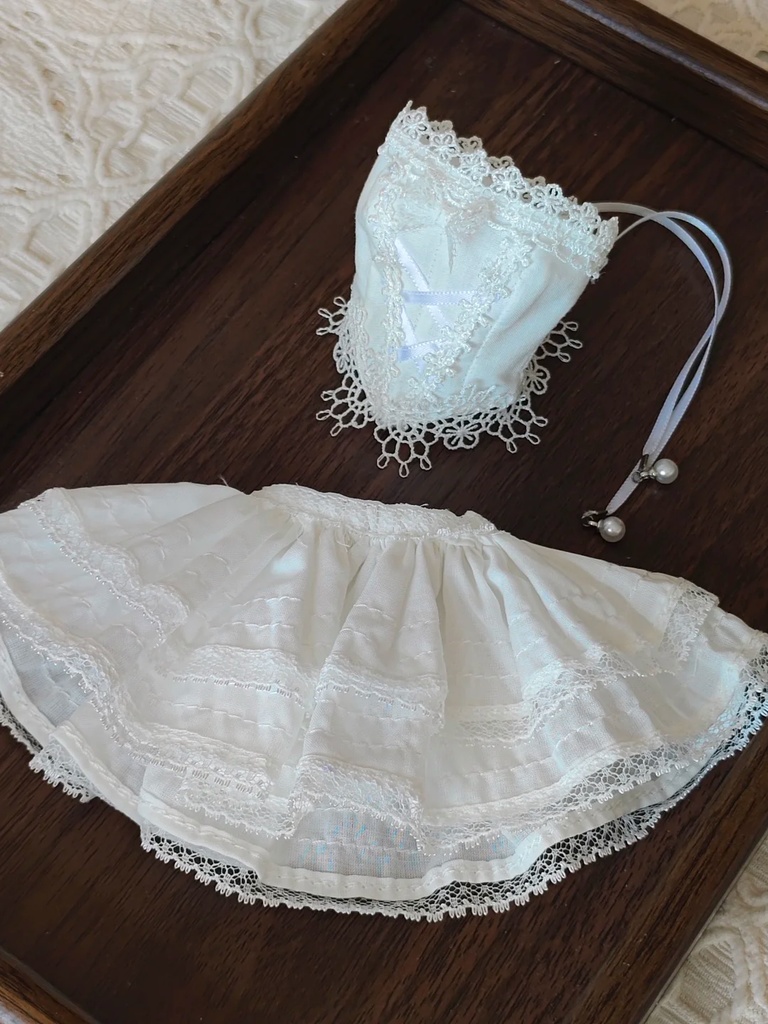 【1/4】 ビスチェ ドール服 ドール用 40cmドール スカート