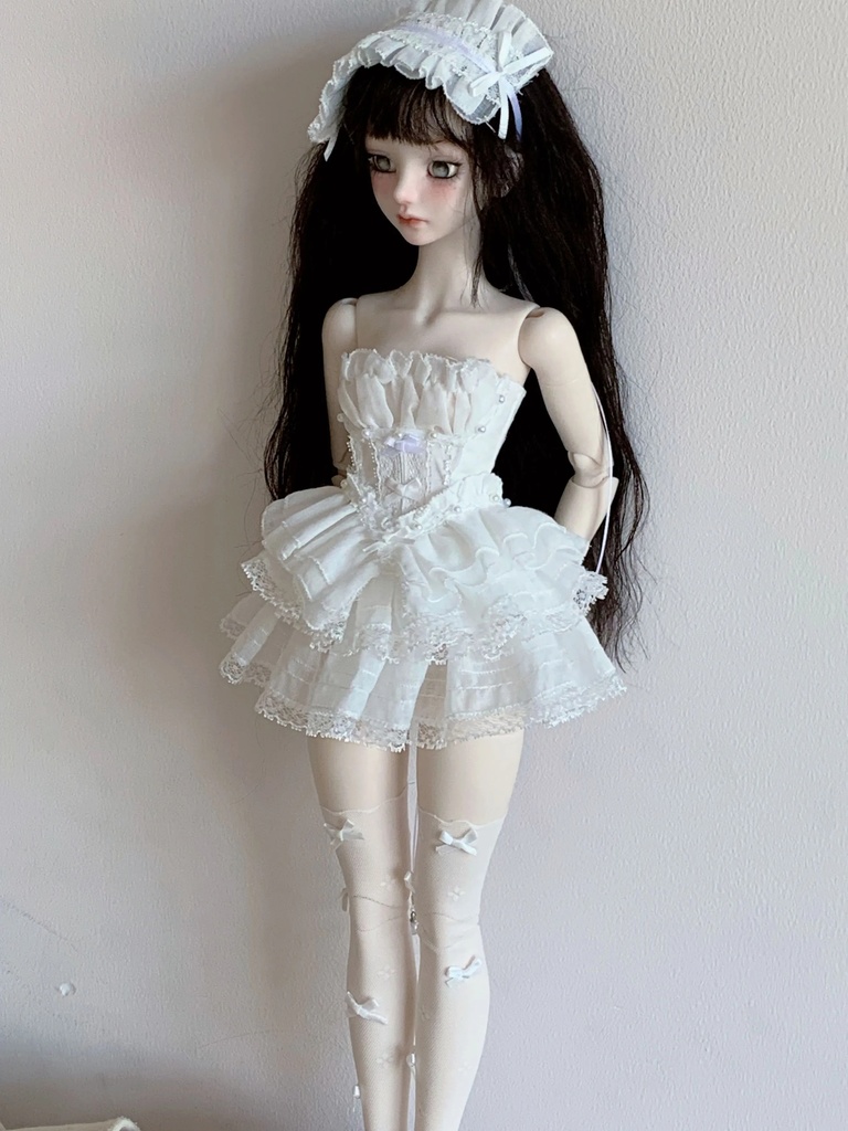 【1/4】 ビスチェ ドール服 ドール用 40cmドール スカート 1/4ドール服