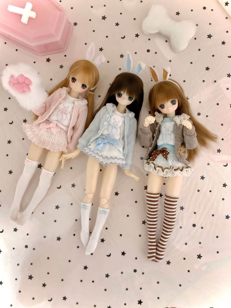 1/6ドール服 フリルミニスカート ピュアニーモ S オビツ24 オビツ22