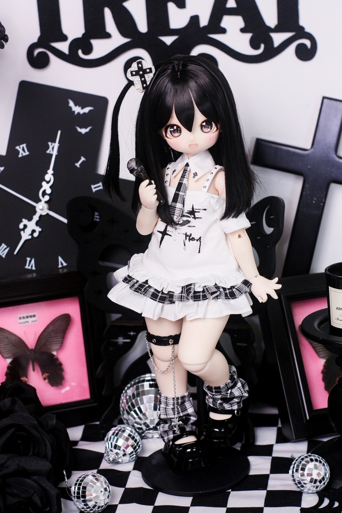 1/4ドール服 地雷系コーデ 4点セット