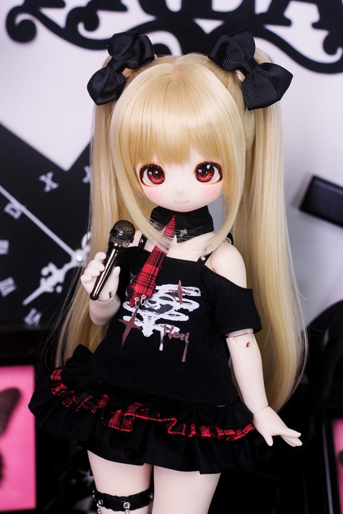 1/4ドール服 地雷系コーデ 4点セット