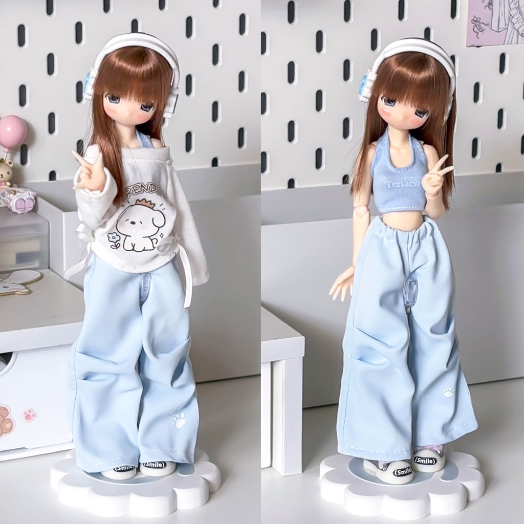 1/6ドール服　オフショルダーコーデセット　ピュアニーモ S　ピュアニーモ M　オビツ24　オビツ22