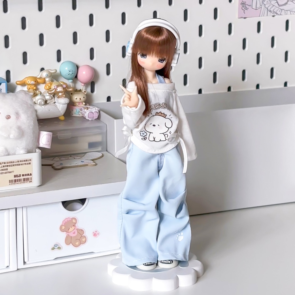 1/6ドール服 オフショルダーコーデセット ピュアニーモ S ピュアニーモ M オビツ24 オビツ22