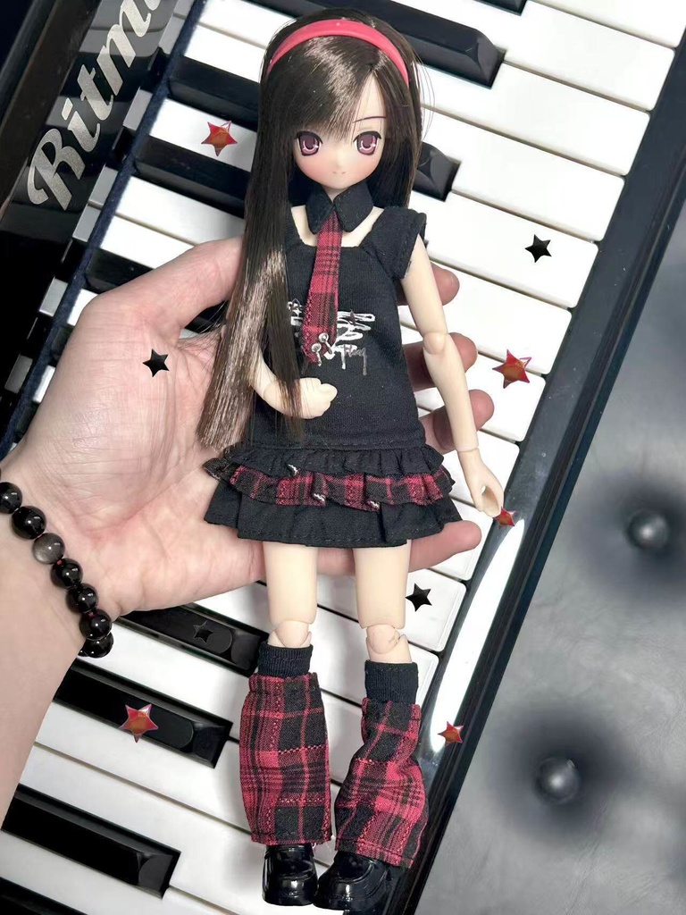 1/6ドール服 地雷系コーデ ピュアニーモ S ピュアニーモ M オビツ24 オビツ22