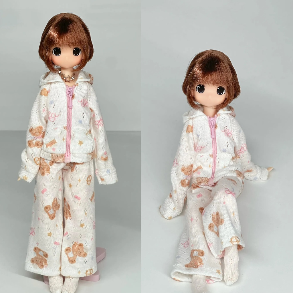 1/6ドール服　ルームウェア　ピュアニーモ M　ピュアニーモ S　オビツ24　オビツ22