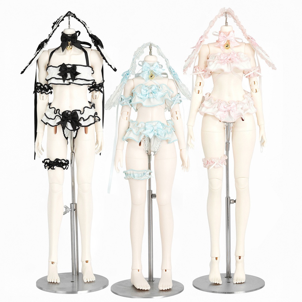 1/4ドール服 リボン垂れ耳うさぎ ランジェリーセット