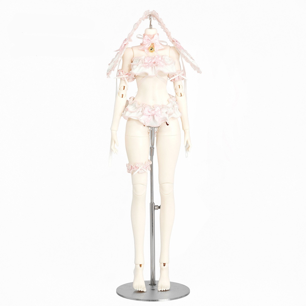 1/4ドール服 リボン垂れ耳うさぎ ランジェリーセット