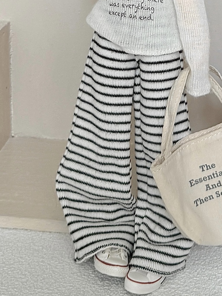 1/6ドール服 ブラウス ボーダーパンツ ピュアニーモ S ピュアニーモ M オビツ24 オビツ22