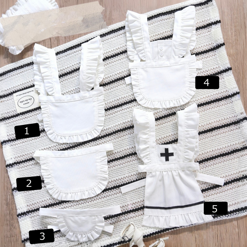 1/4ドール服 エプロン ドール服