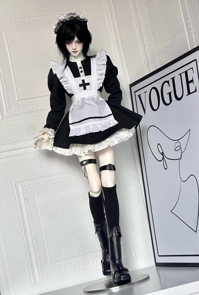 1/4ドール服 エプロン ドール服