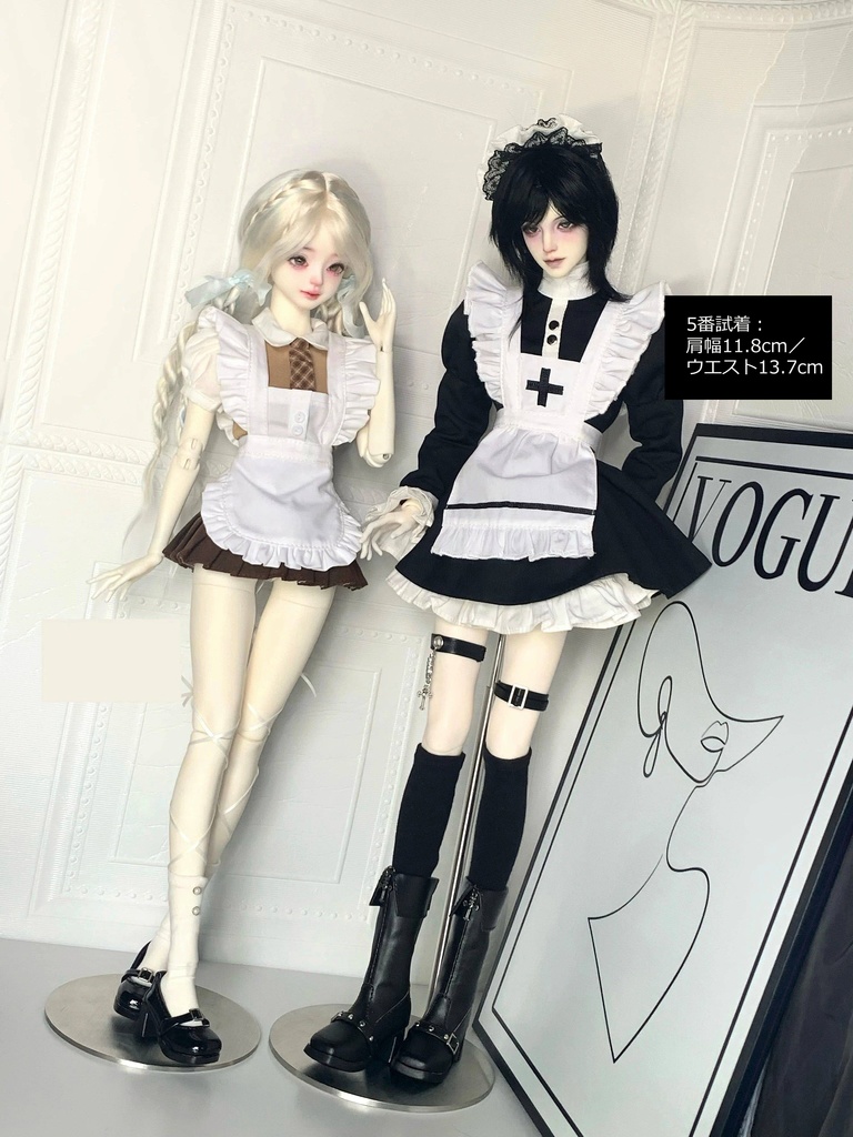 1/4ドール服 エプロン ドール服