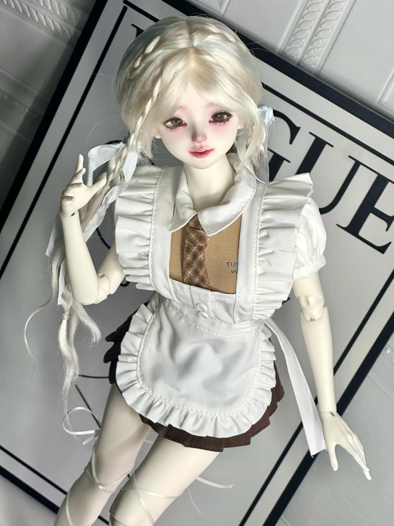 1/4ドール服 エプロン ドール服