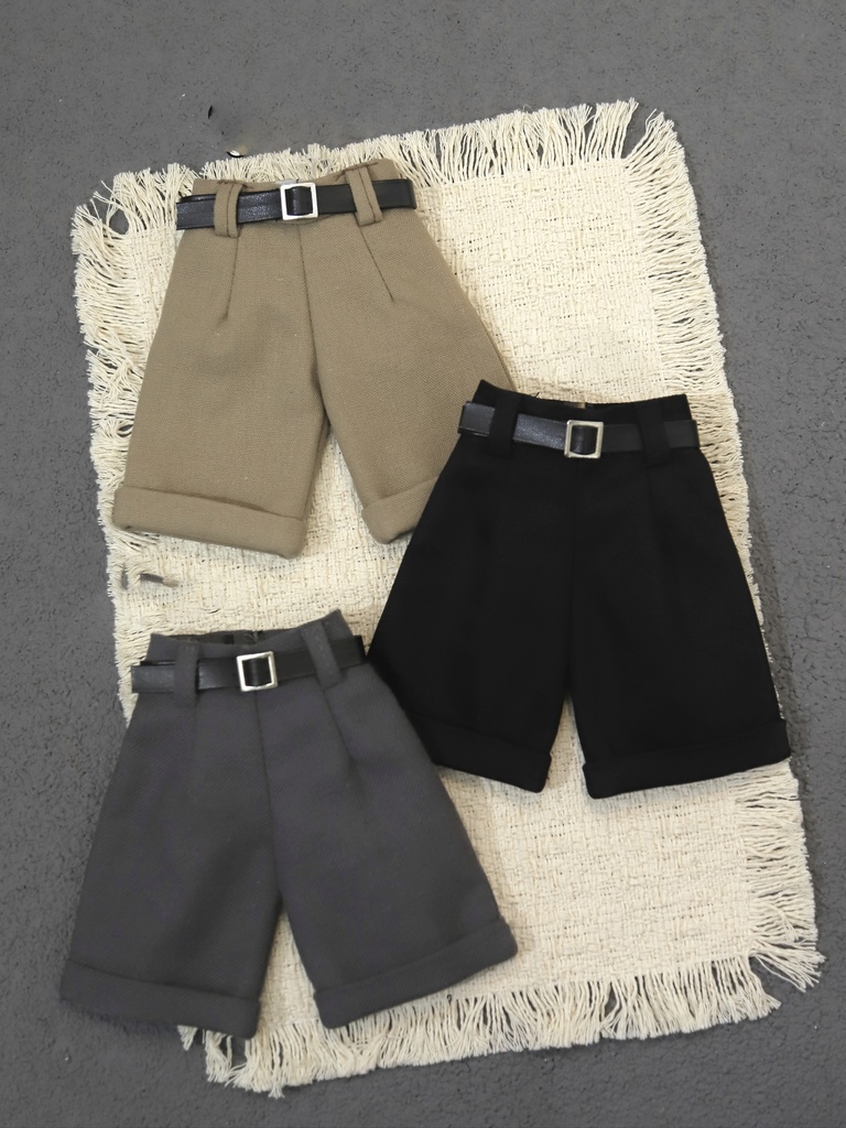1/4ドール服　ハーフパンツ　ベルト付き