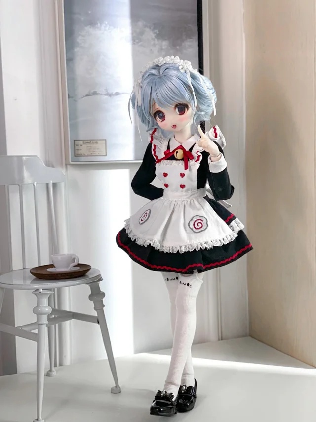 1/4ドール服 メイド服 MDD