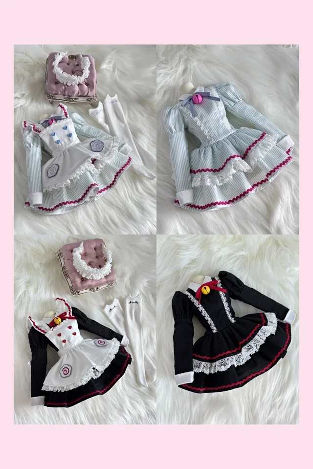 1/4ドール服 メイド服 MDD